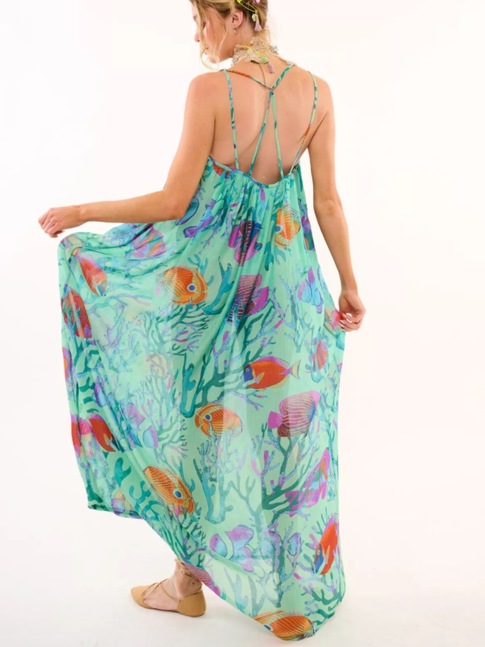 Aratta under the sea maxi size Medium Dress - Picture 9 of 9